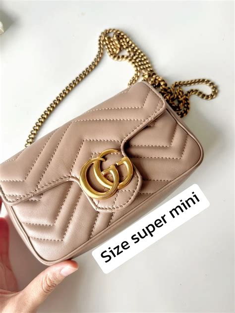 gucci marmont super mini รีวิว